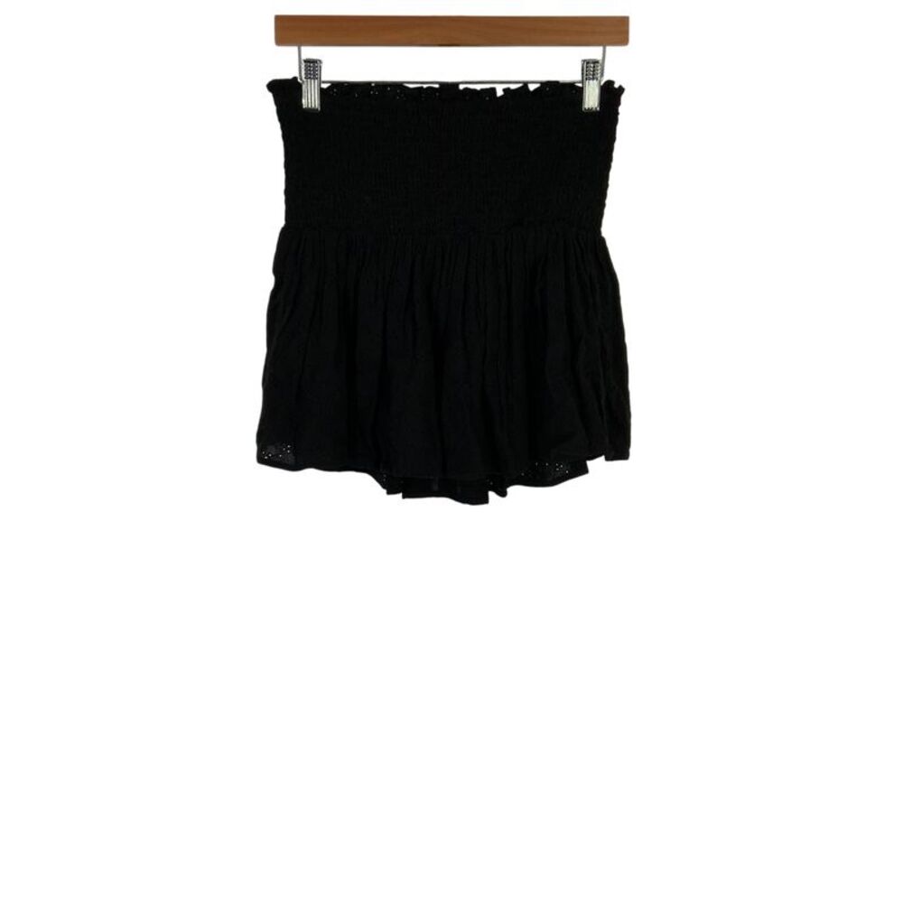 Wayf Zoe Eyelet Skirt Black S